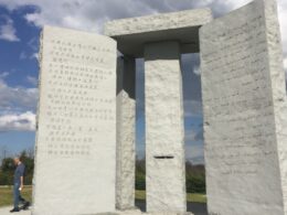 Part of Georgia Guidestones damaged by the explosion, GBI says