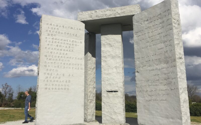 Part of Georgia Guidestones damaged by the explosion, GBI says