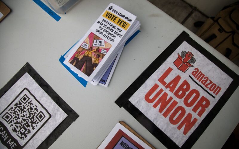 Amazon's bid to overturn the workers union win is rejected.