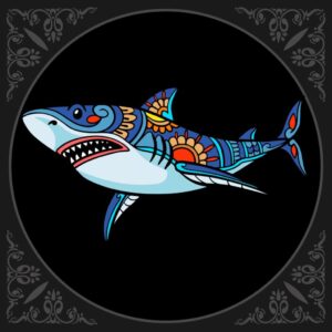Colorful Shark Tattoos