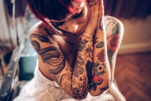 Red Tattoos Represent Romance, Affection, and Love