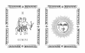 Gemini Card Tattoo