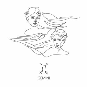 Minimalist Gemini Tattoo