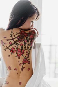 Small wildflower tattoos 