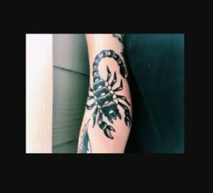 Detailed Forearm Scorpion Tattoo Traditional