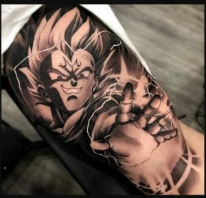 Veget Dragon Ball Tattoo