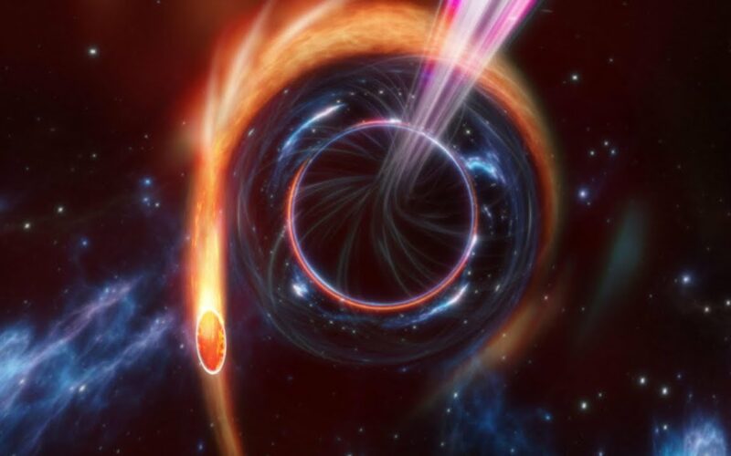 Black hole the scale of 20 Million Suns speeding through space