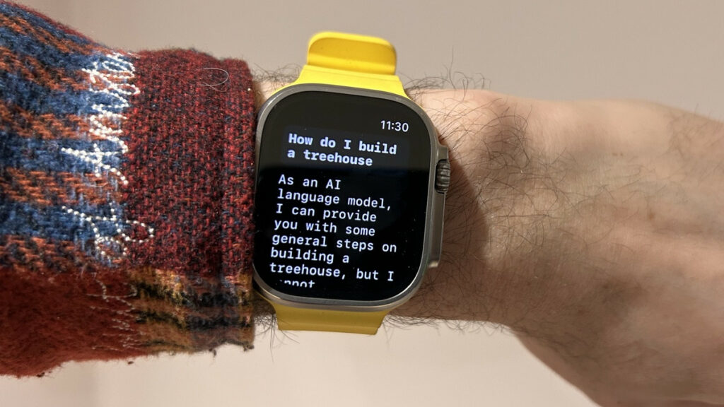 ChatGPT heads to Apple Watch – and tells us how it's going to alternate smartwatches