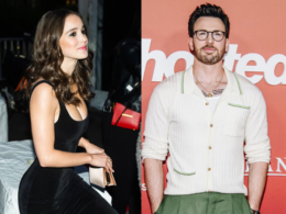 Alba Baptista Marvelously Supports Boyfriend Chris Evans at Ghosted NYC Premiere.