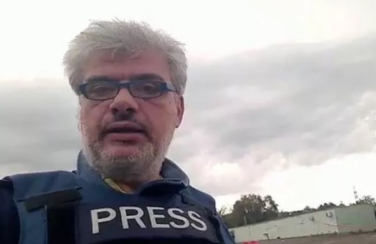 Russian sniper fire blamed for the death of Ukrainian journalist.