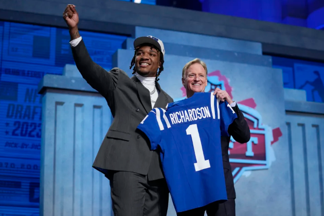 The Colt's gamble on quarterback Anthony Richardson in the NFL draft.