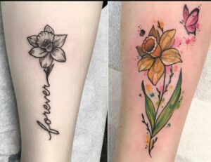 Daffodil Tattoos - Great Way to Forget the Past and Embrace the Future 
