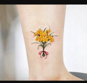 Most Popular Colors for Designing Daffodil Tattoos