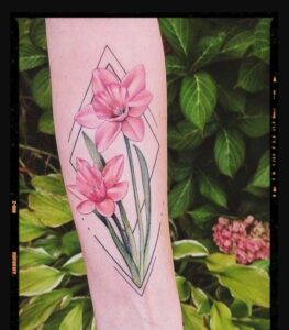 Pink Daffodil Tattoos