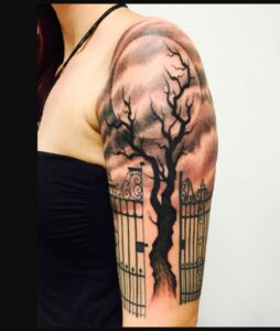 Ghostly Trees Tattoos