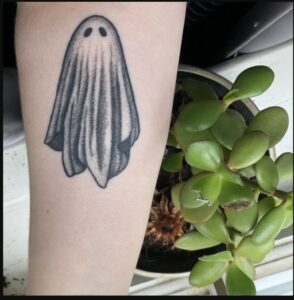 Dotwork Ghost Tattoos 
