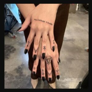 Finger Tattoos For Women - Final Statement 