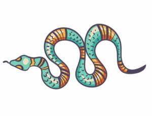 Simple Snake Tattoo Idea