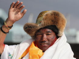 A Sherpa from Nepal has broken the record for the most ascents of Everest with 27.
