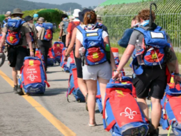 As typhoon Khanun approaches South Korea tens of thousands of juvenile scouts will have to evacuate the world Scout Jamboree.