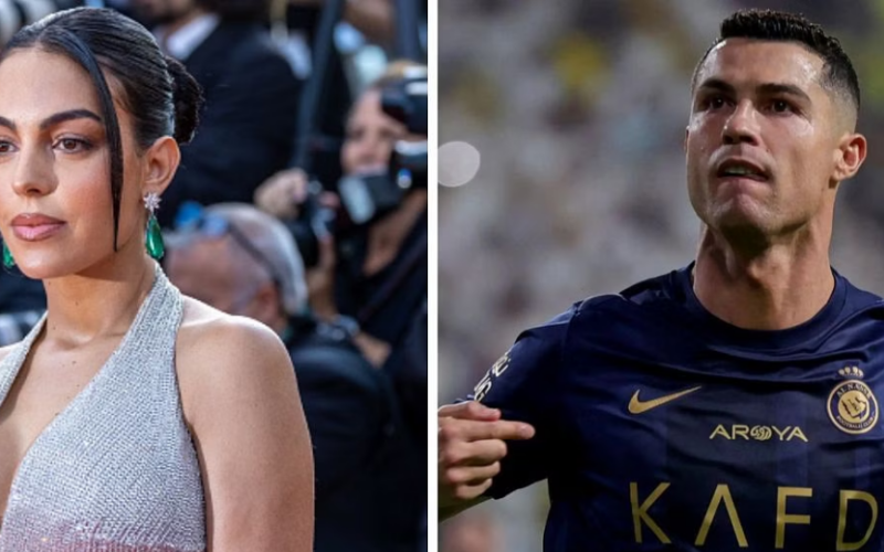 Georgina Rodriguez reacts as Cristiano Ronaldo scores 53 goals to lead 2023.