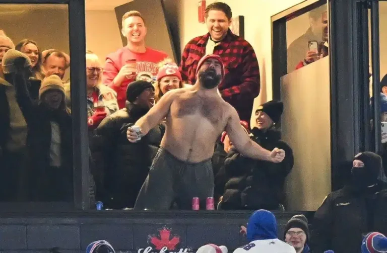 Travis Kelce Says Taylor Swift Loved Jason Kelce's Shirtless Celebration